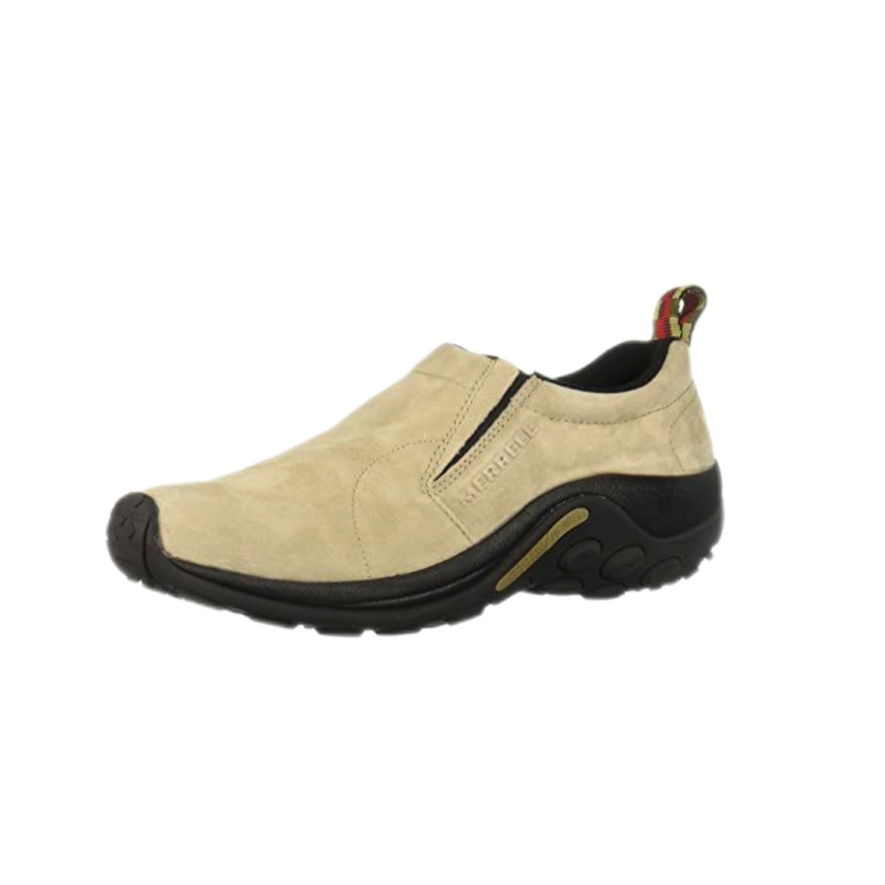 Merrell Tan and Black Slip-On Loafers